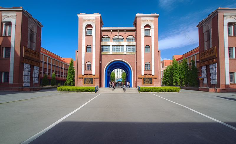 现代大学校园大门侧门现实建筑,高清,摄影图,摄影图片,图片大全,摄影图免费下载